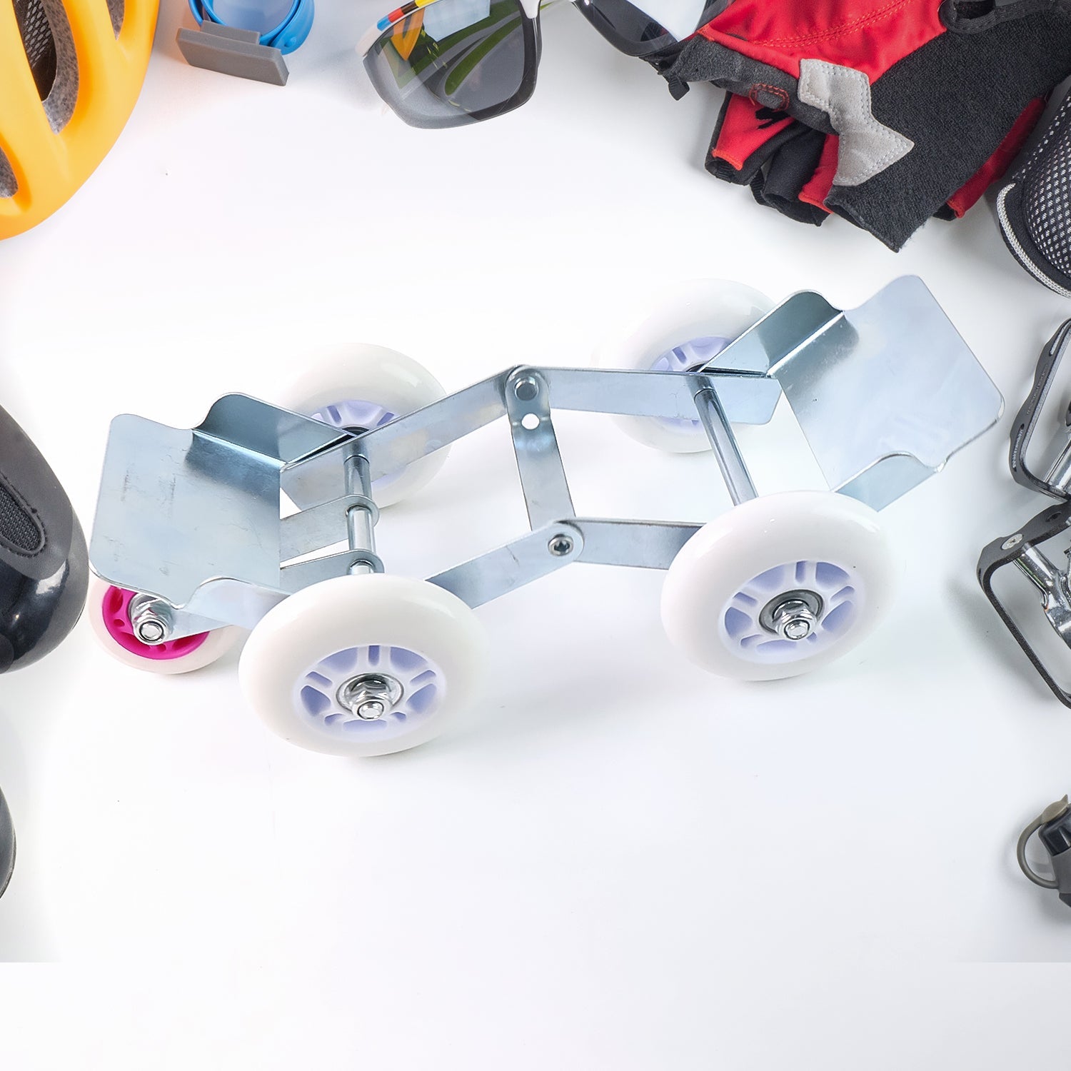 5-Wheel Emergency Bike Wheel Puller Trolley (1 Pc) 5-Wheel Emergency Bike Wheel Puller Trolley (1 Pc)